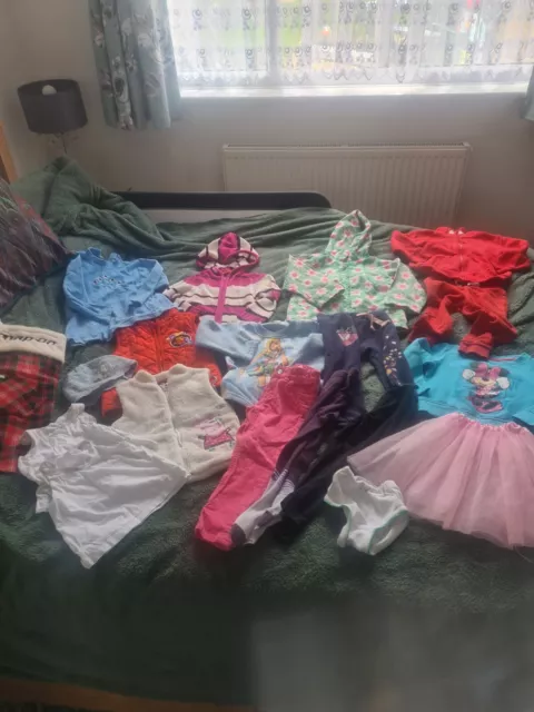 Girls Large Clothes Bundle Age 2-3