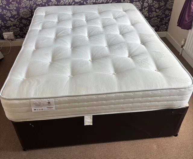 DOUBLE BED WITH Dreams Hudson Mattress £100.00 PicClick UK