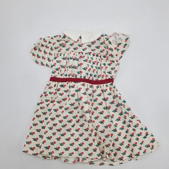 American Girl Doll Pleasant Company Addy Summer Dress Floral 18”