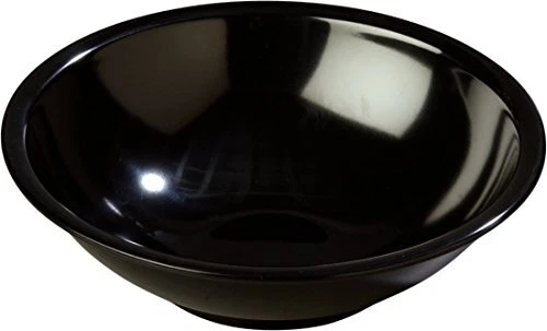 Carlisle FoodService Products 800B03 Melamine Salad Bowl, 27 oz, Black