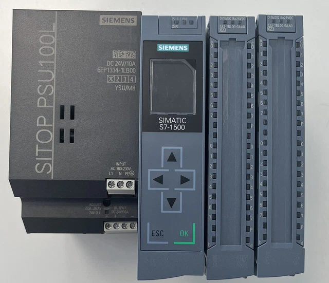 Siemens SIMATIC S7-1500, CPU 1511-1 PN  6ES7511-1AK01-0AB0 DI DQ 32x24VDC 10A