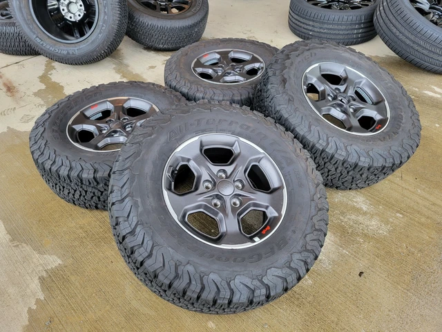 17& JEEP WRANGLER Gladiator RUBICON OEM wheels rims 9236 2020 2021 2022 ...