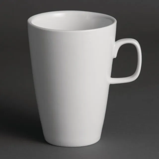 Olympia Whiteware Latte Mugs 400ml 14oz (Pack of 12) - Y109