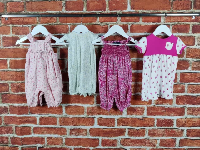 Baby Girls Bundle Age 0-3 Months Mamas & Papas Gap Etc Romper Playsuit Set 62Cm