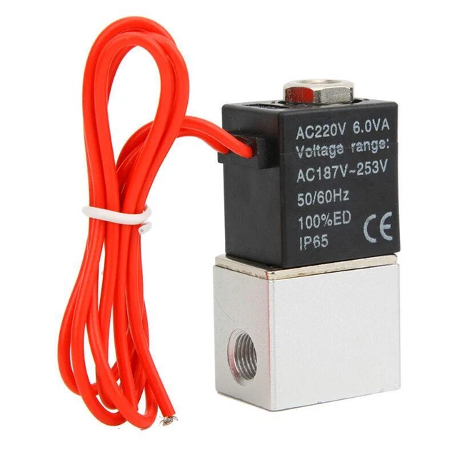Elettrovalvola solenoide in ottone elettrico normale chiusura acqua aria Gas di