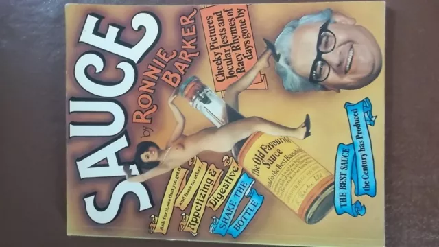 Ronnie barker signed BOOK SAUCE  P/B