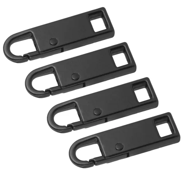 5 Pcs Zipper Slider Replacement Pull Charm Detachable Puller DIY Tab Tag