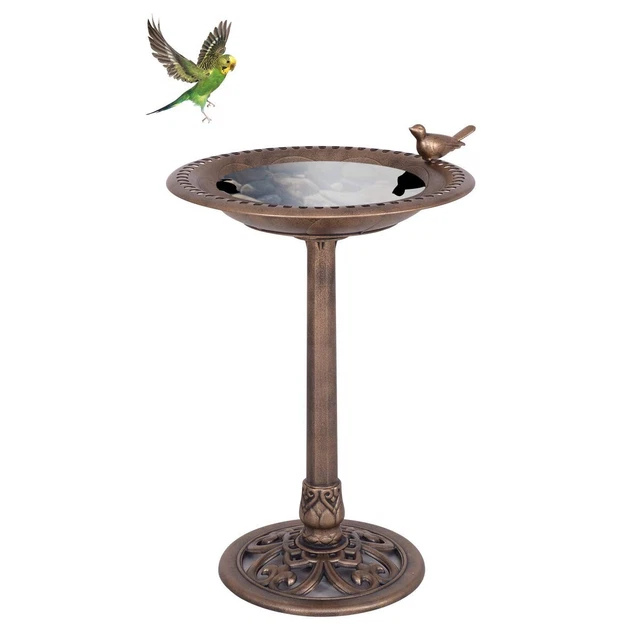 Vogeltränke Vogelbad Vogelfutterstation Vogelfutterspender Vogelfuttersäule