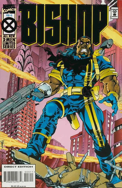 Bishop #3 Red Foil Marvel Comics February Feb 1995 (VFNM)