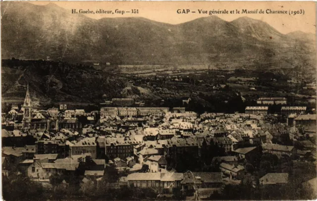 CPA GAP - Vue générale et le Massif de Charance (453382)