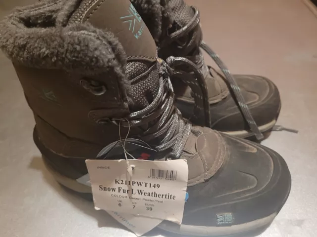 KARRIMOR VALERIE 3 snow boots Ladies size UK 5 bnib 23.99