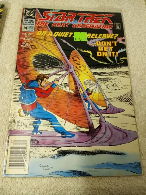 Star Trek The Next Generation #14 Dec 1990 DC Comics Comic Book
