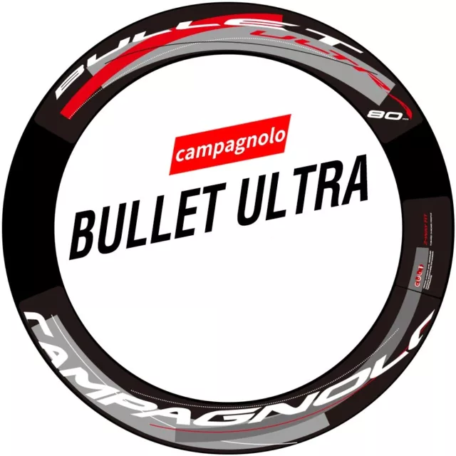 Wheel Sticker for Campagnolo CP Bullet Ultra 50 80 Road Bike Bicycle Cycle Decal
