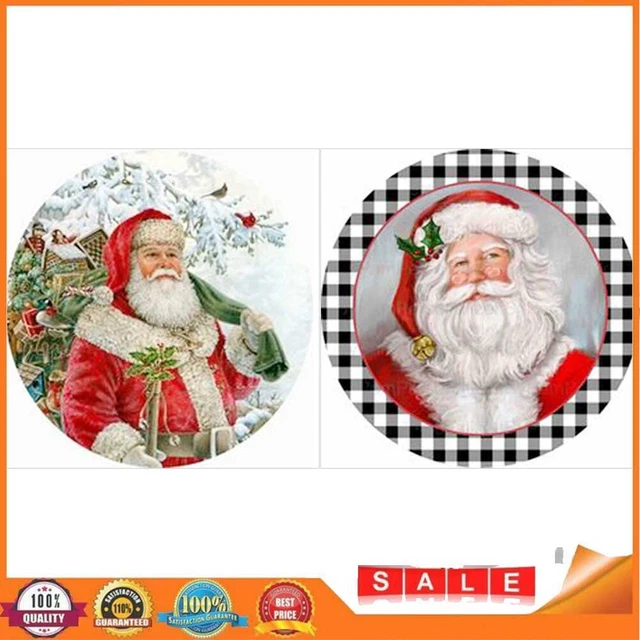 5D DIY Full Round Drill Diamond Painting Kit Christmas Santa Wall Art Craft Gift