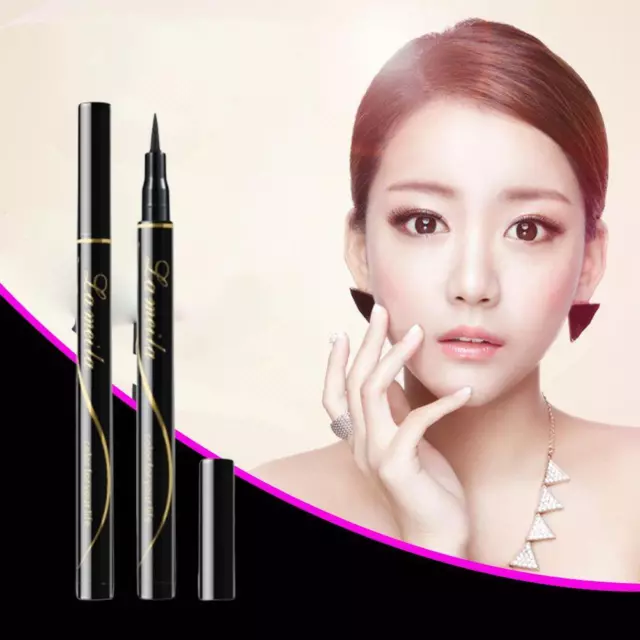 Beauty Black Waterproof Eyeliner Liquid Eye Liner Pen Pencil Z ZZZ8 Makeup