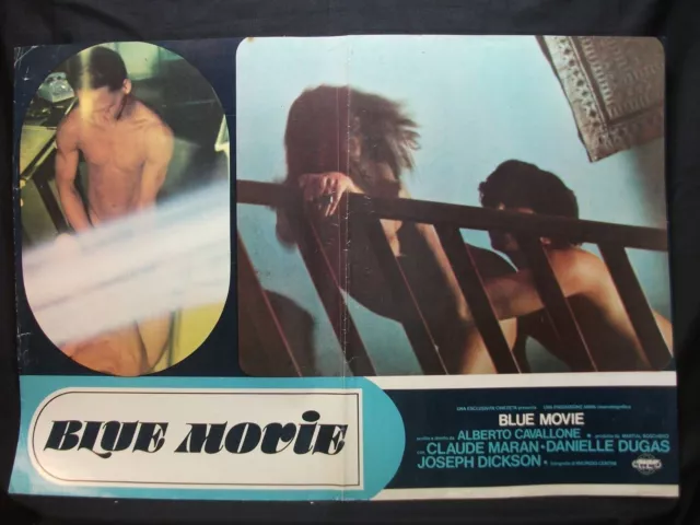 Fotobusta Cinema - Blue Movie - C. Maran, D. Dugass, J. Dickson - 1978 - Erotico