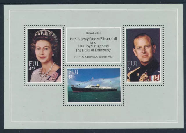 1982 Fiji Royal Visit Mini Sheet Fine Mint Mnh