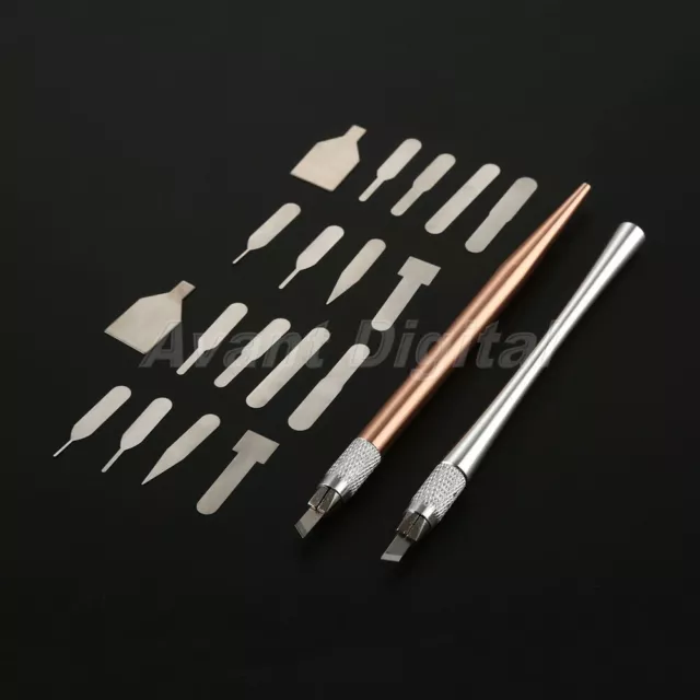 IC Chip Repair Thin Blade Tool CPU Remover Burin 10 in 1 For iPhone Processor