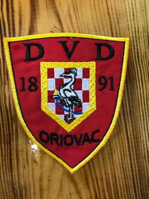 Croatia Patch Fire Firefighter Vatrogasci Dvd Oriovac  - Original!