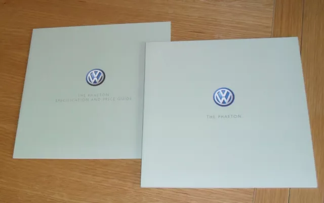 Volkswagen VW Phaeton Brochure 2009-2010 - 3.0 TDI V6 & 6.0 W12 - SWB & LWB