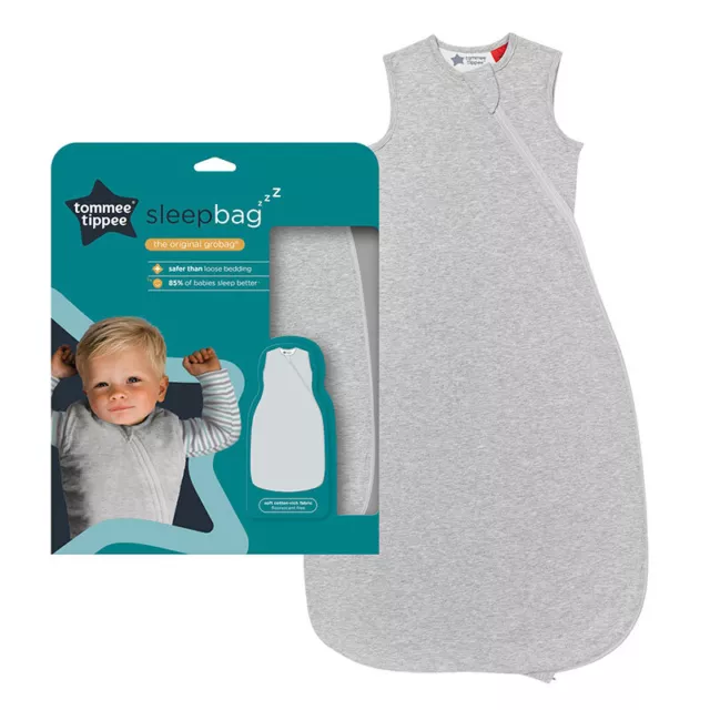 Tommee Tippee Baby Sleep Bag 18-36m 1.0 TOG Sky Grey Marl Online Only