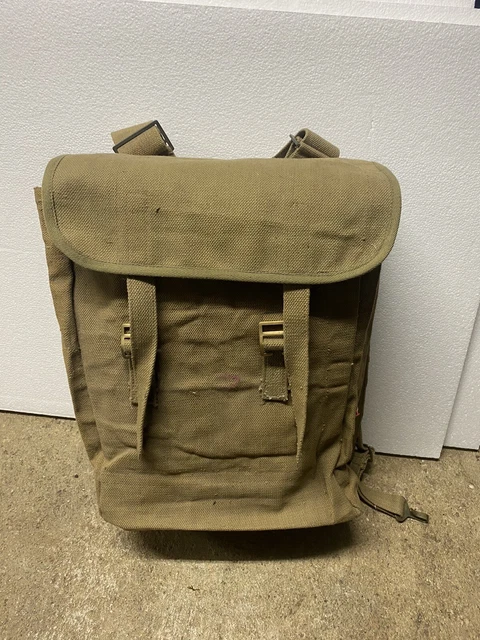 ANCIEN SAC À dos Militaire WAREIN 1980 En très bon état EUR 49,00