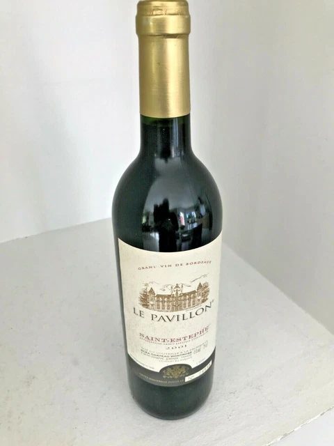 BORDEAUX saint Estèphe 2001 LE PAVILLON  CHATEAU MONTROSE vin rouge