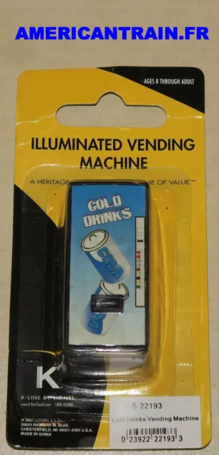 Distributeur de boissons avec éclairage échelle O K-line