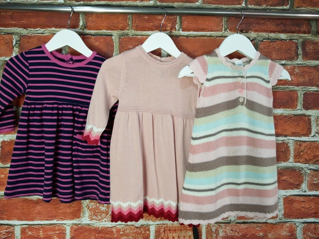 Baby Girls Bundle Age 3-6 Months Next M&S Dress Set Knitted Casual Infant 68Cm