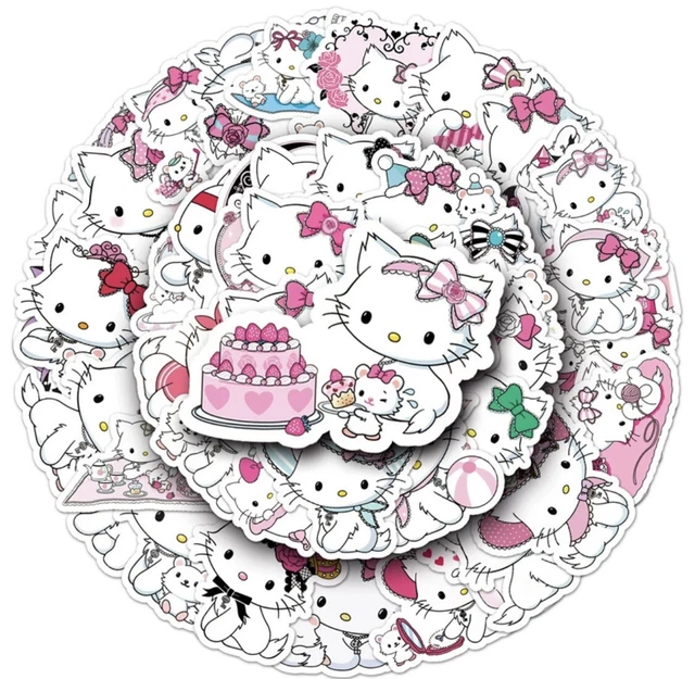 SANRIO CHARMMY KITTY Stickers 50 Pcs Hello Kitty Waterproof Decals US ...