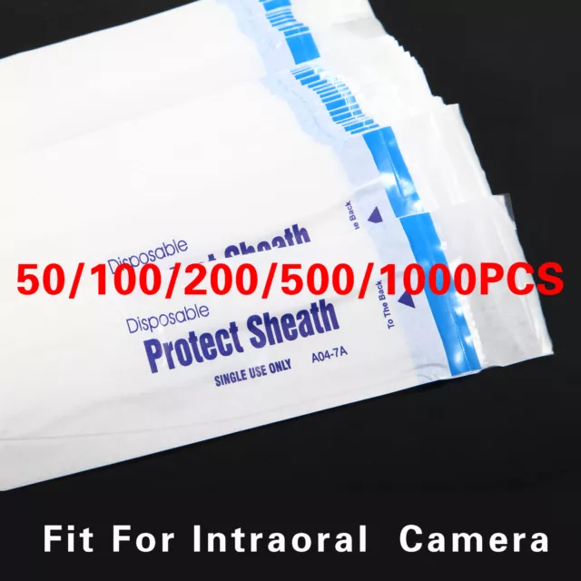 50-2000x A04-6A Intraoral Camera Sheath Dental Teeth Disposable Cover Sleeve NEW