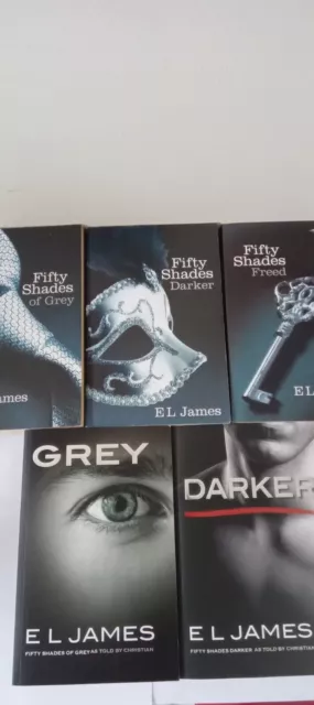 Fifty Shades of Grey Serie von E L James - 5 Bücher Sammlung Set Taschenbuch