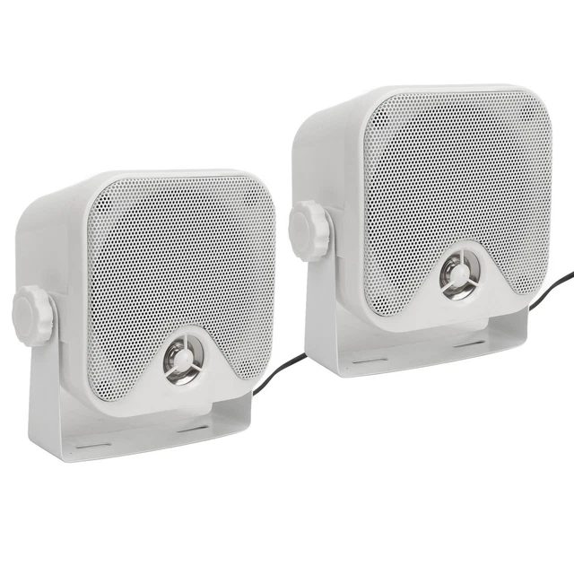 2 Haut-parleurs Marins Boss Audio MR50W 15.5cm 150W - Étanches, Pour Bateau, Piscine, Extérieur