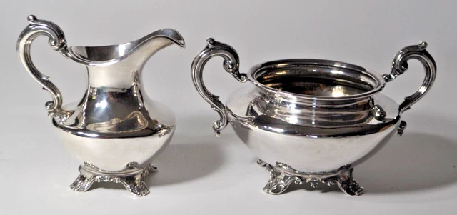 2-Pc Sterling Silver London 1838 Creamer and Sugar Bowl Maker?