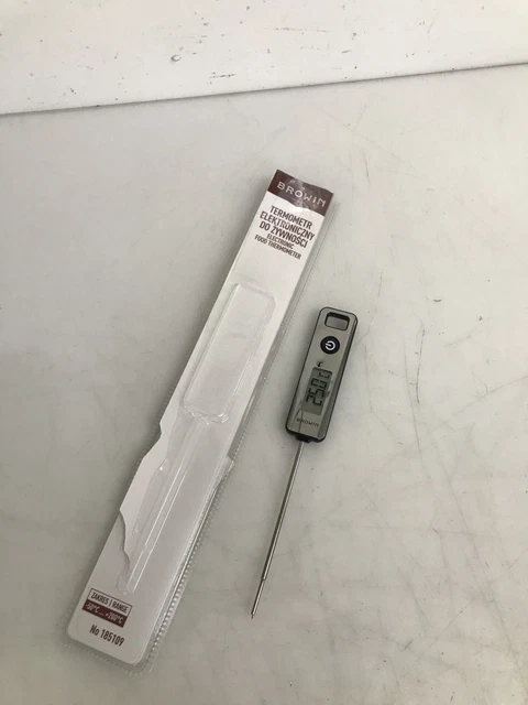 Termometro Culinario Browin 185109 - Digitale Con Sonda - Da -50°C A +200°C - Per Carne, Forno, Griglia