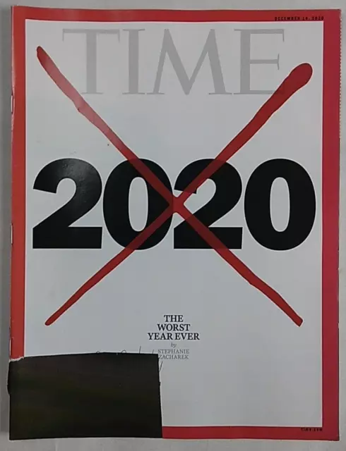 TIME Magazine December 14 2020 The Worst Year Ever Issue by Stephanie Zacharek