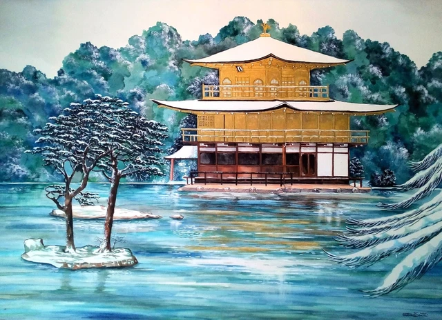 Enrico Santini ; Kinkaku-ji, Kyoto 50x70cm