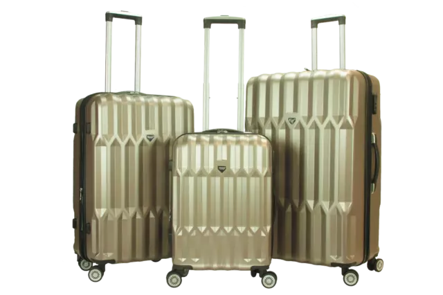 20" 26" 30" Expandable Suitcase Luggage Double Spinner Wheels HardSide Carry-on