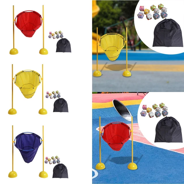 MagiDeal Jeu De Lancer De Sacs De Haricots - Cornhole Portable 3 Trous, Planche Durable Pour Enfants Et Famille
