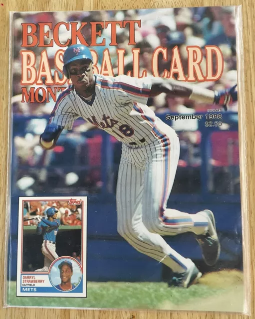 Beckett Baseball Card September '88 Issue #42-  Strawberry,  Sabo & Bonilla