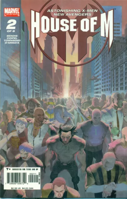 House Of M #2 Bendis Coipel X-Men Avengers Wolverine Ribic Variant A NM/M 2005