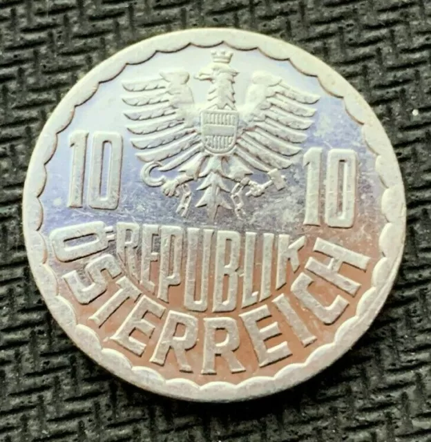 1997 Austria 10 Groschen Coin Proof ( 25K minted ) Rare World Coin   #B1207 2