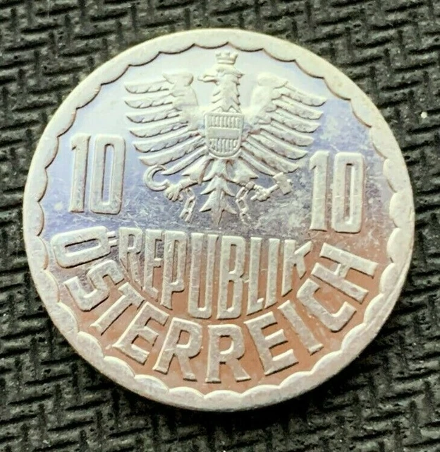 1997 Austria 10 Groschen Coin Proof ( 25K minted ) Rare World Coin   #B1207 2