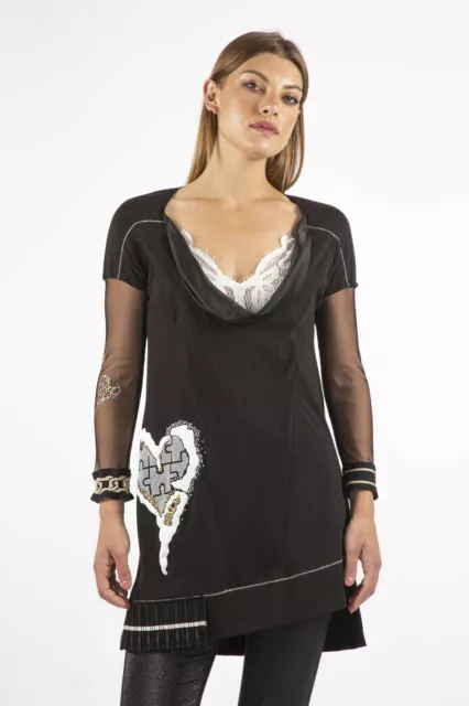 ELISA CAVALETTI ABITO Corto Tunica Nero EJP212041508 Primavera Estate 2021 EUR 252 40 PicClick IT