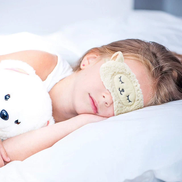 3D Schafe Schlafmaske Süße Augenmaske Plüsch Schlafbrille Nachtmaske Reise Npd