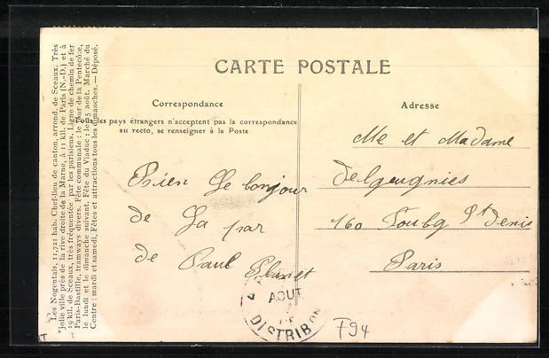 CPA Nogent-sur-Marne, vue générale de Nogent, le Pont Neuf et le Viaduc 1908 2