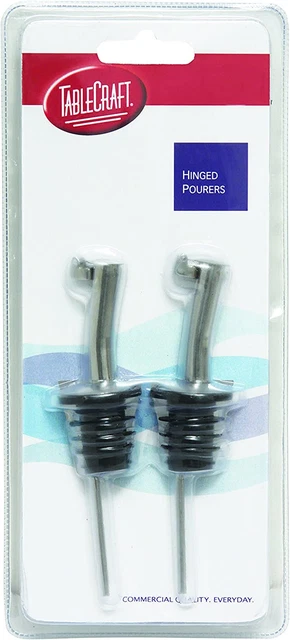 H320C 2 Pack Hinged Flip Top Pourers