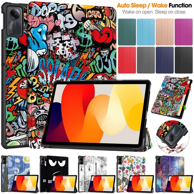 Leather Smart Case for Xiaomi Redmi Pad SE 11 inch Shockproof Tablet Stand Cover