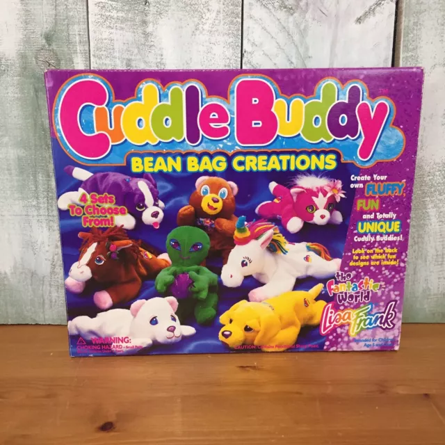 RARE VINTAGE LISA Frank Cuddle Buddy Bean Bag Creations - New/ Open Box ...