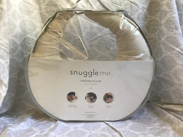 Snuggle Me Organic Nursing Pillow + Breast Feeding Support Pillow-Natural Color
